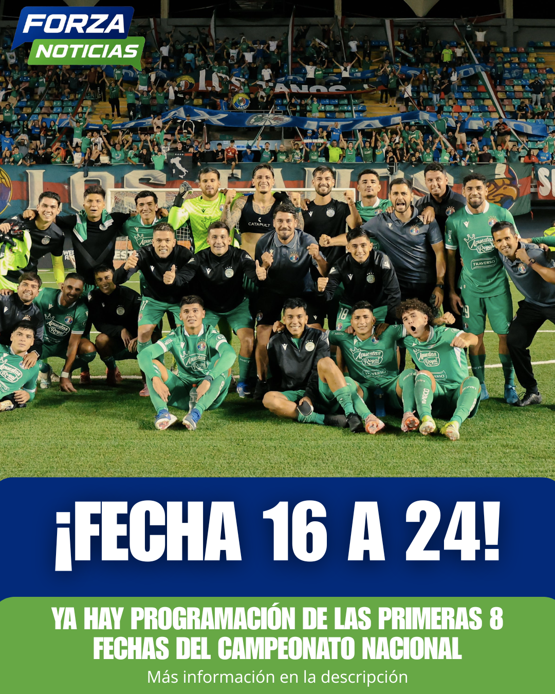 Audax Italiano ya conoce su calendario entre las fechas 16 y 24 del Campeonato Nacional