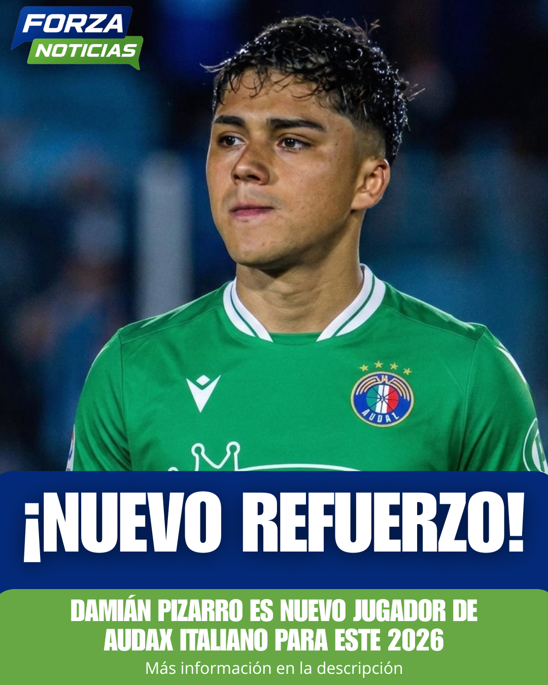 Damián Pizarro se convierte en el tercer refuerzo de Audax Italiano