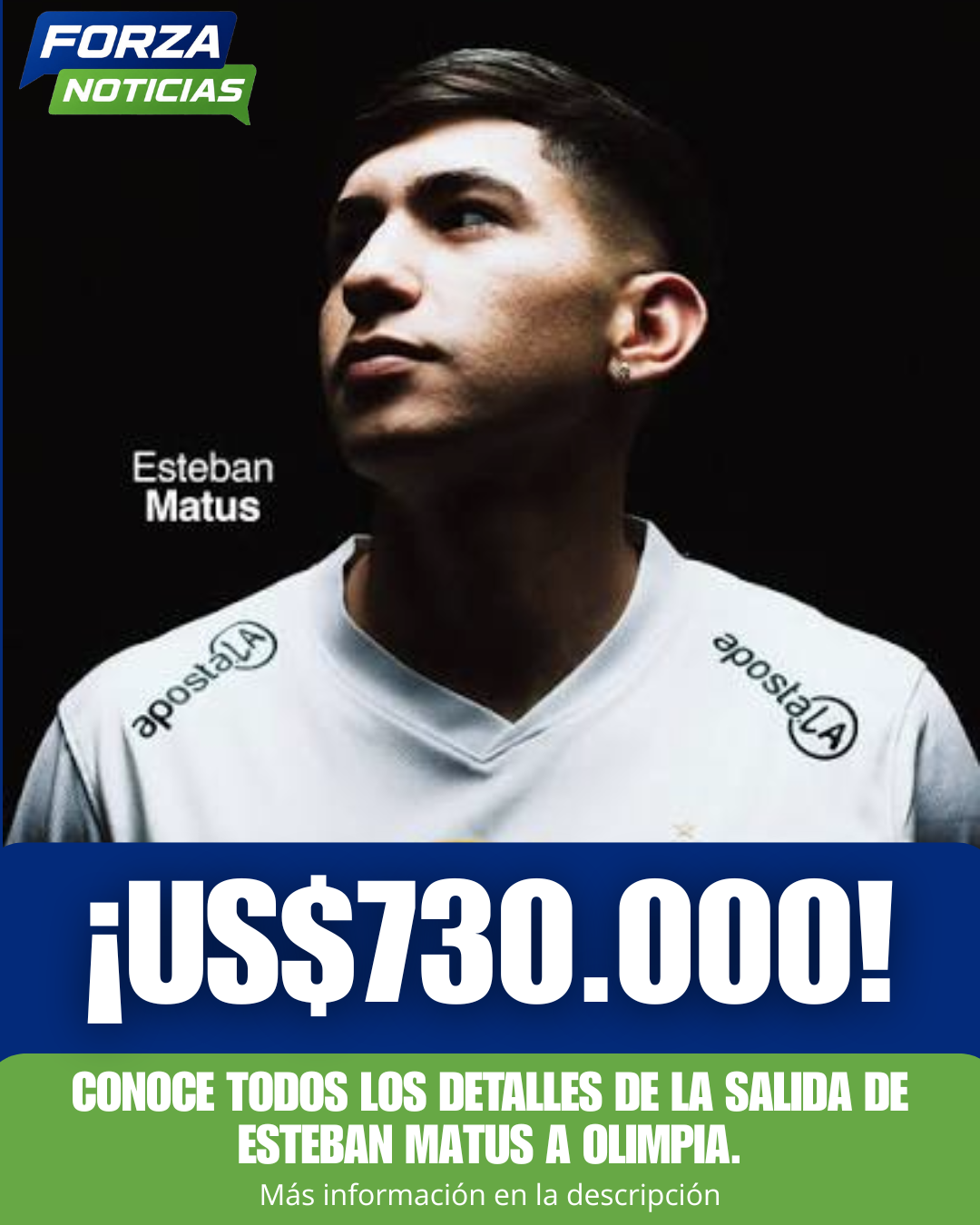 Esteban Matus fue presentado en Olimpia: revelan el monto que recibió Audax Italiano por su venta