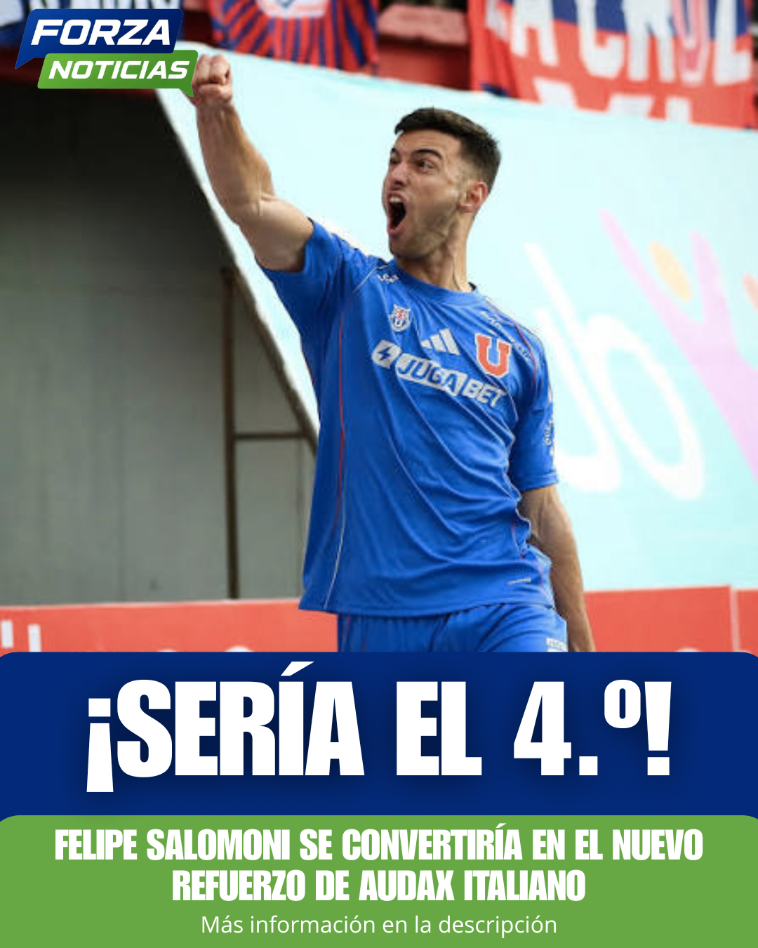 Felipe Salomoni tiene acuerdo con Audax Italiano y será el reemplazante de Esteban Matus