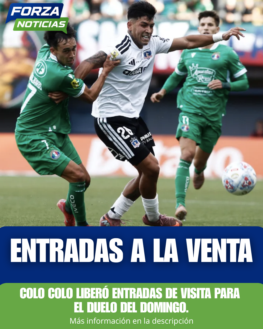 Colo-Colo libera las entradas para recibir a Audax Italiano: Magallanes será el sector visitante