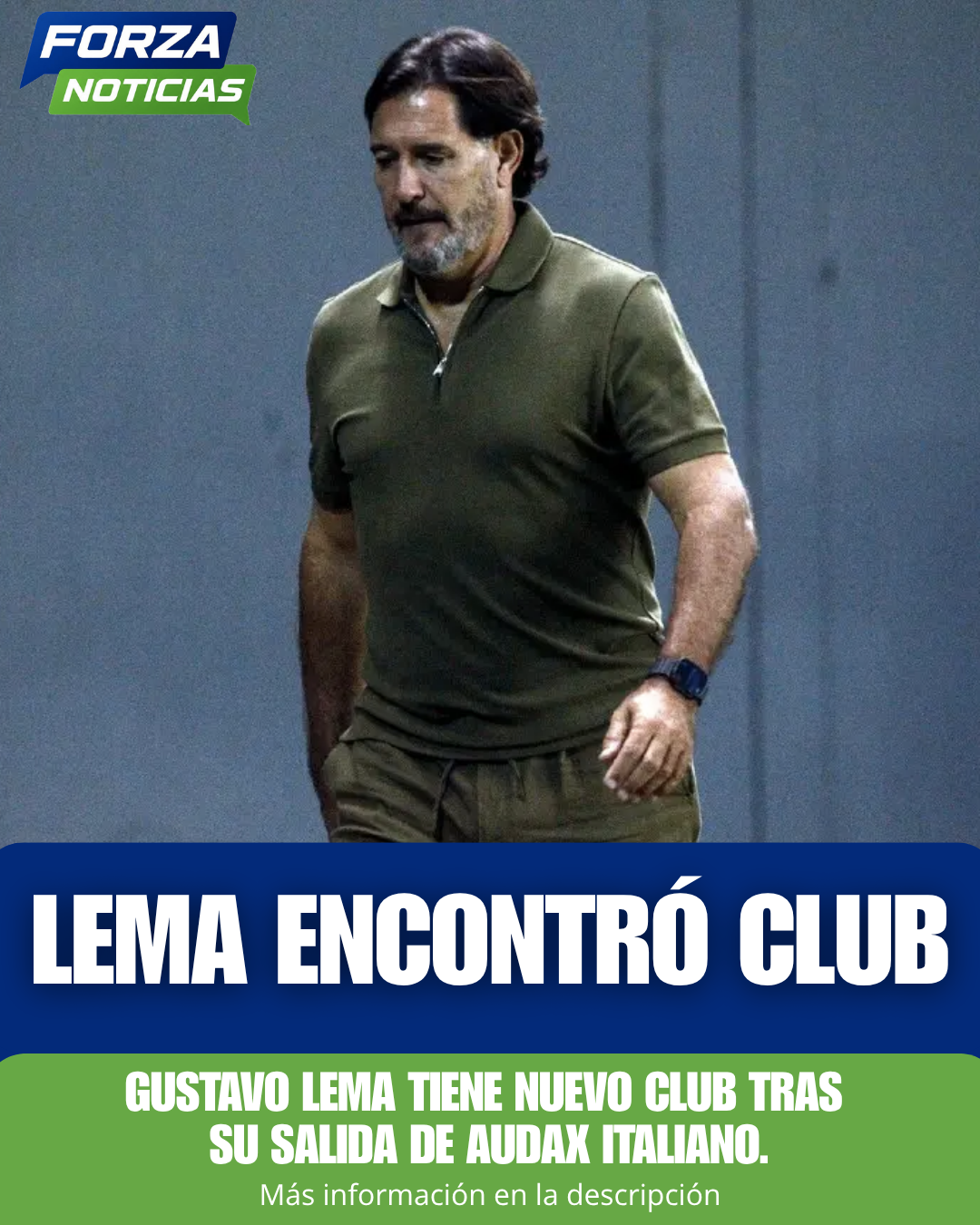 GUSTAVO LEMA ENCUENTRA NUEVO CLUB TRAS SU SALIDA DE AUDAX ITALIANO