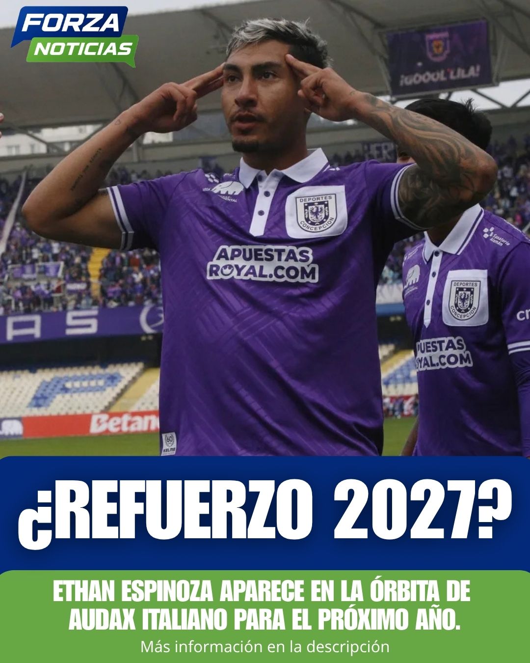 Audax Italiano sigue de cerca a Ethan Espinoza pensando en 2027