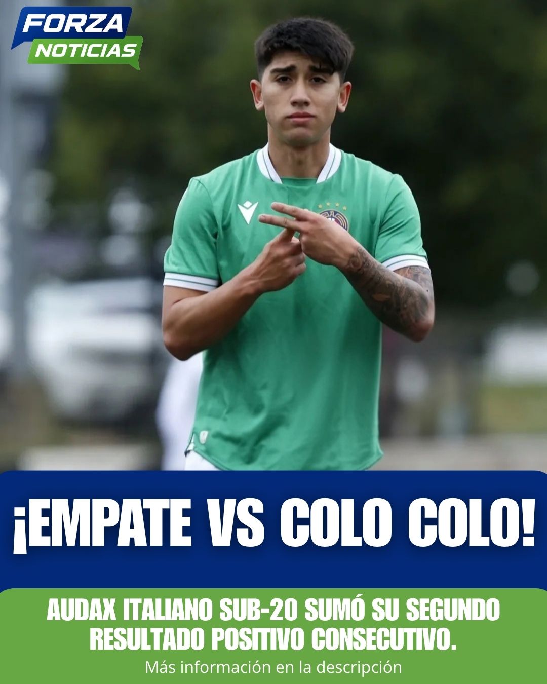 Audax Italiano Sub-20 igualó ante Colo-Colo y suma dos partidos sin perder