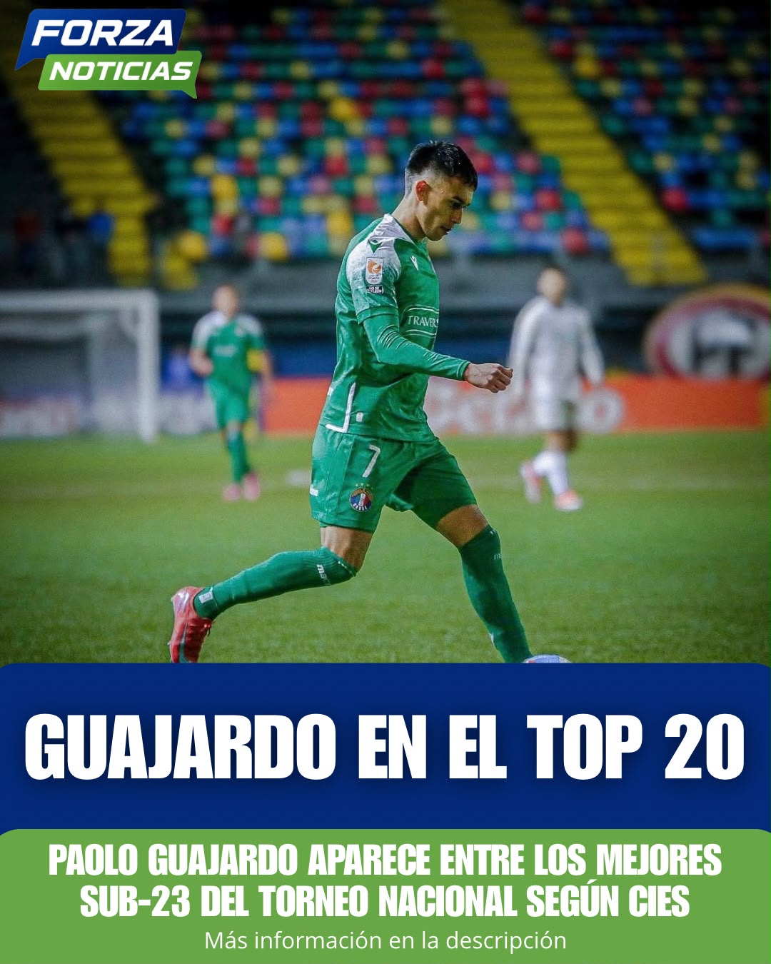 Paolo Guajardo aparece entre los mejores Sub-23 de la Liga de Primera según CIES